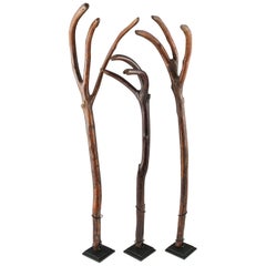 Early 20th Century Tribal Wood Rakes from Bhutan