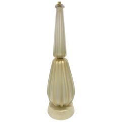 Midcentury Italian Murano Glass Table Lamp