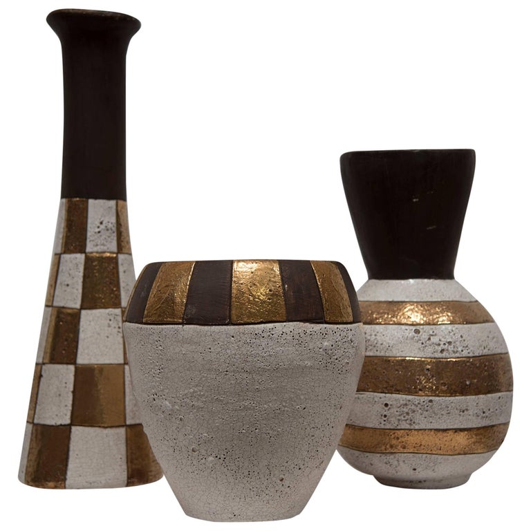 JARU POTTERY Vases [Set of 3] For Sale at 1stDibs