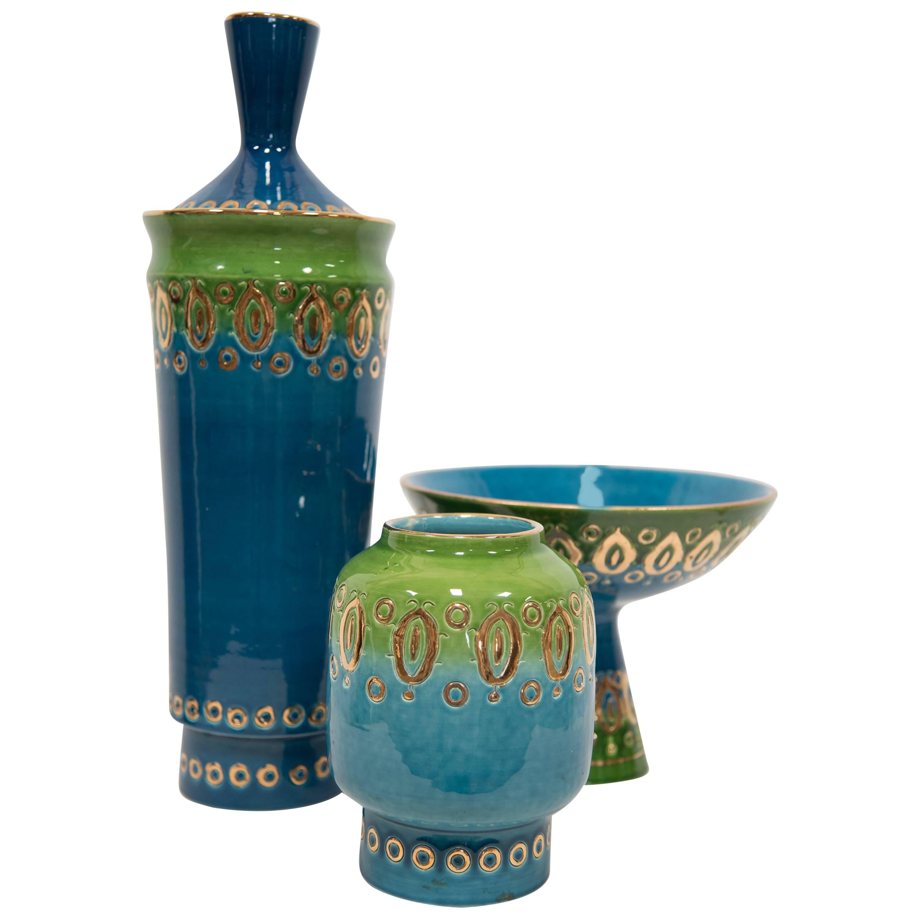 Bitossi Three-Piece Ceramic Set