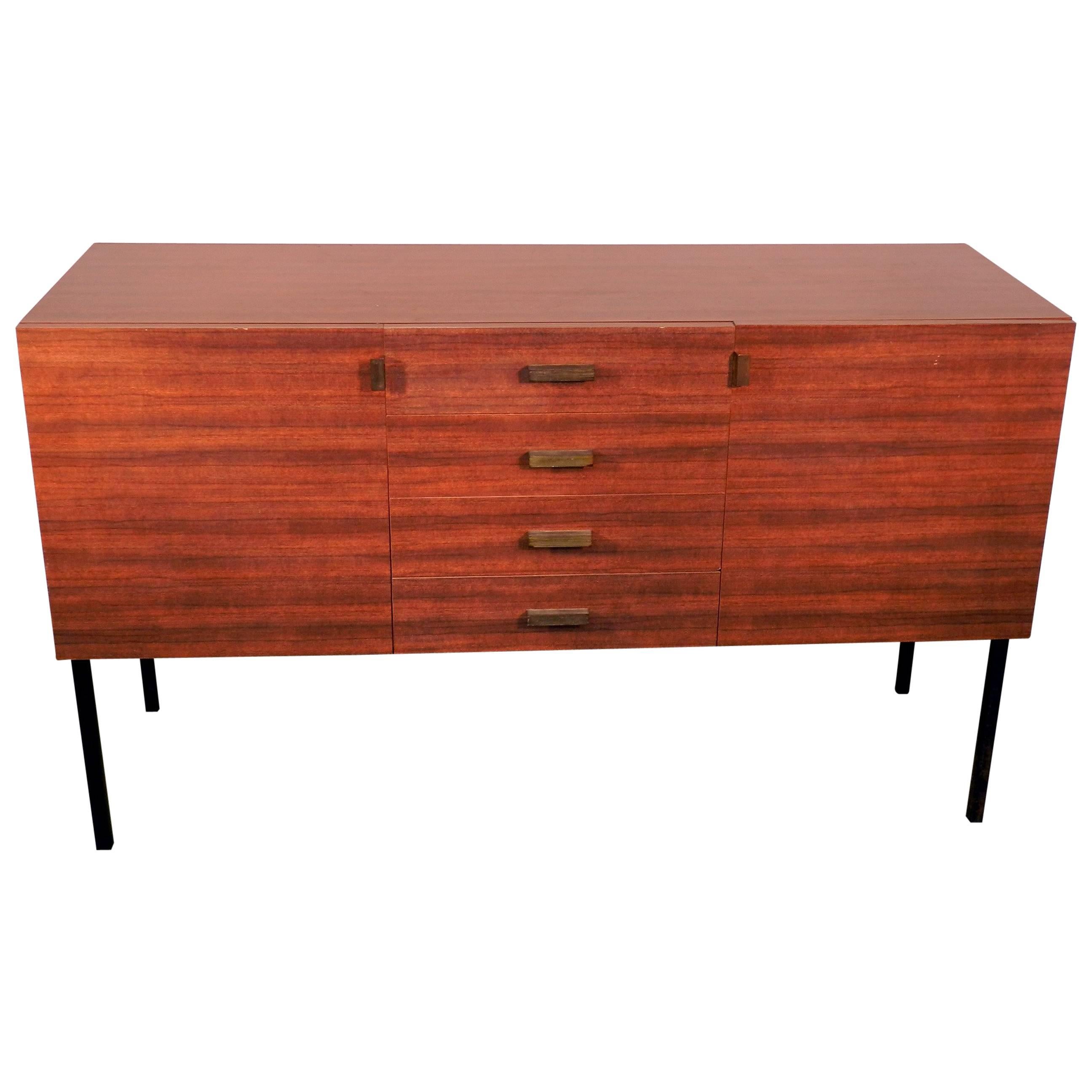 1950s Sideboard in Laminated Wood in the Style of A.R.P For Sale