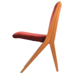 Unique Mid-Century Chairs in Oak, Czechoslovakia circa 1970