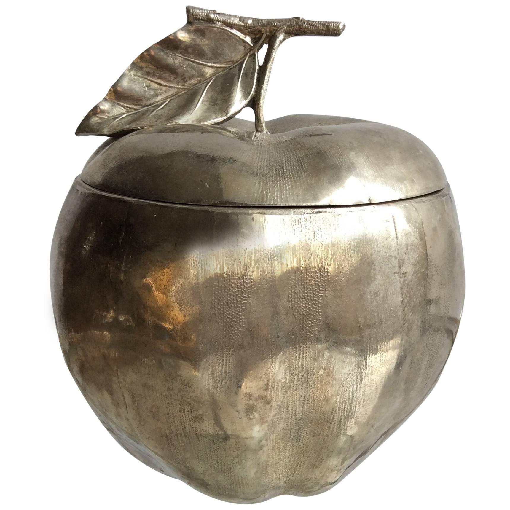 Vintage Italian Apple Ice Bucket