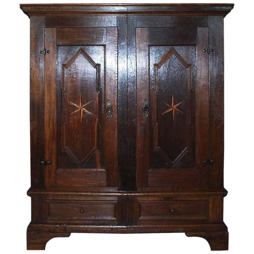 19th Century Oakwood Cabinet For Sale