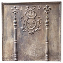 18th Century French 'Arms of France' Fireback