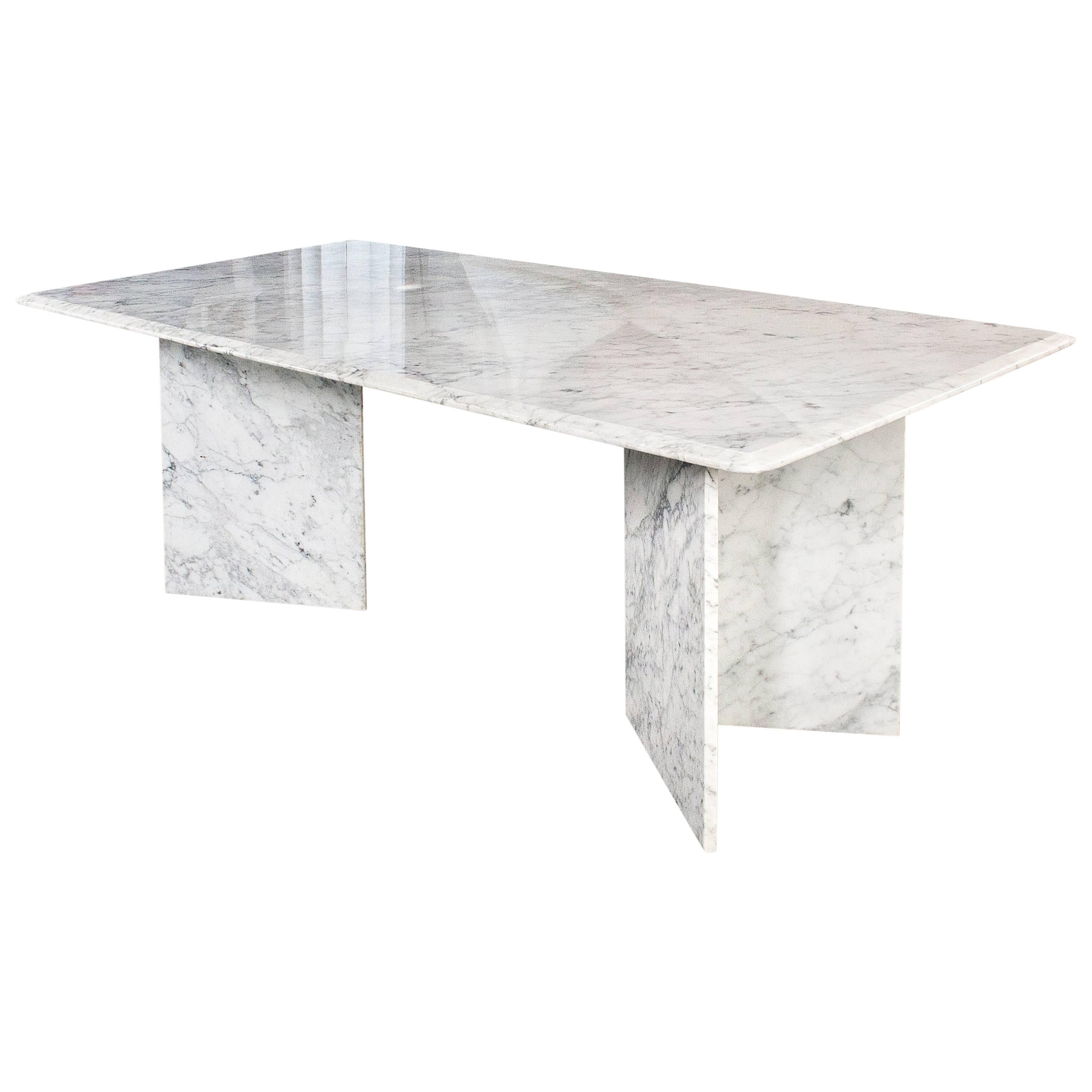 Large Marble Dining Table, circa 1960, France