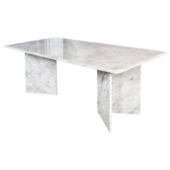 Large Marble Dining Table, circa 1960, France