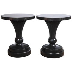 Authentic Dorothy Draper Pair of Tables Custom-Made for the Greenbrier Resort