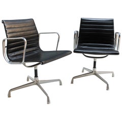 Pair of Chairs EA108 by Eames for Herman Miller