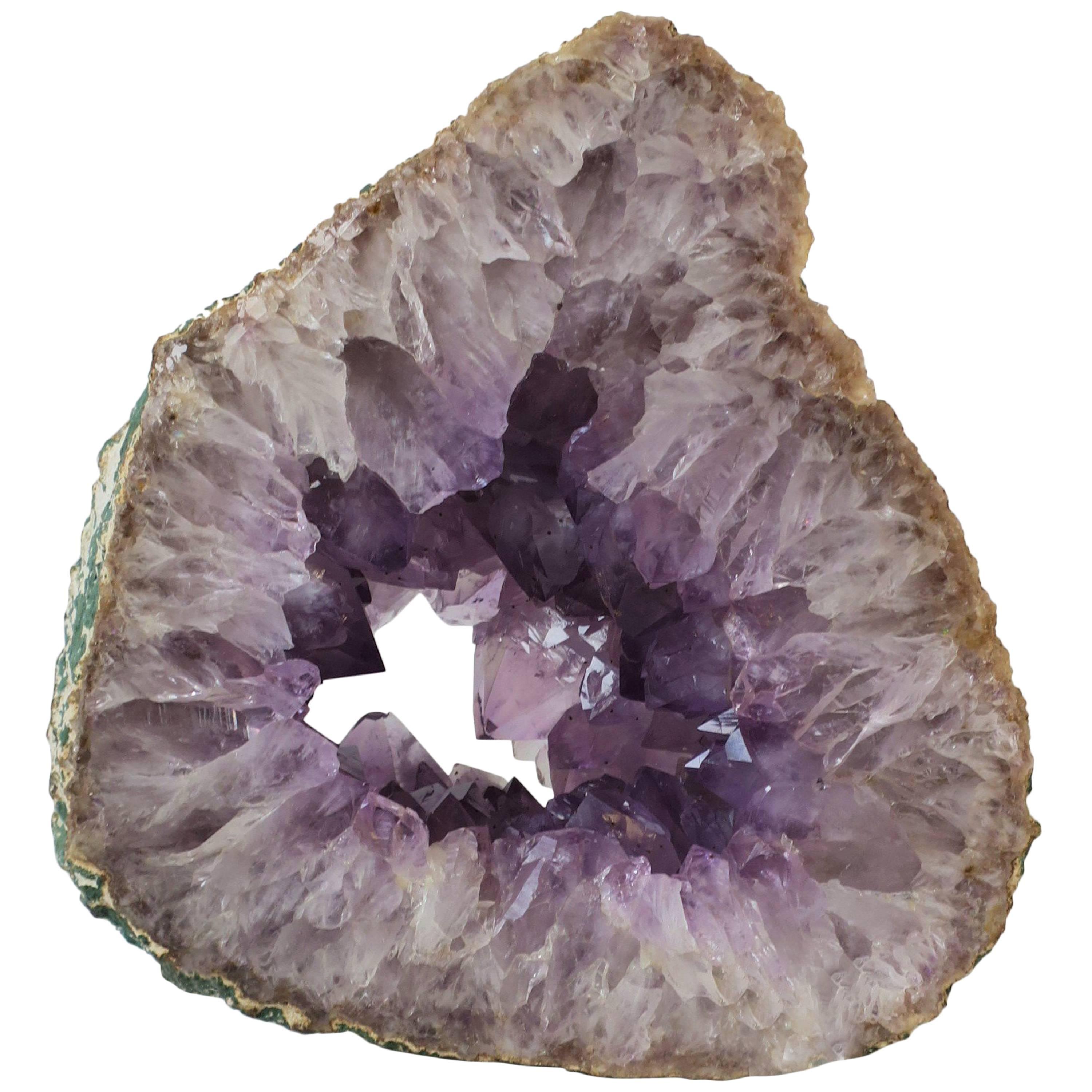 Large Natural Purple Amethyst Crystal Sculpture