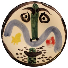 Pablo Picasso Face No. 130, Madoura, 1963