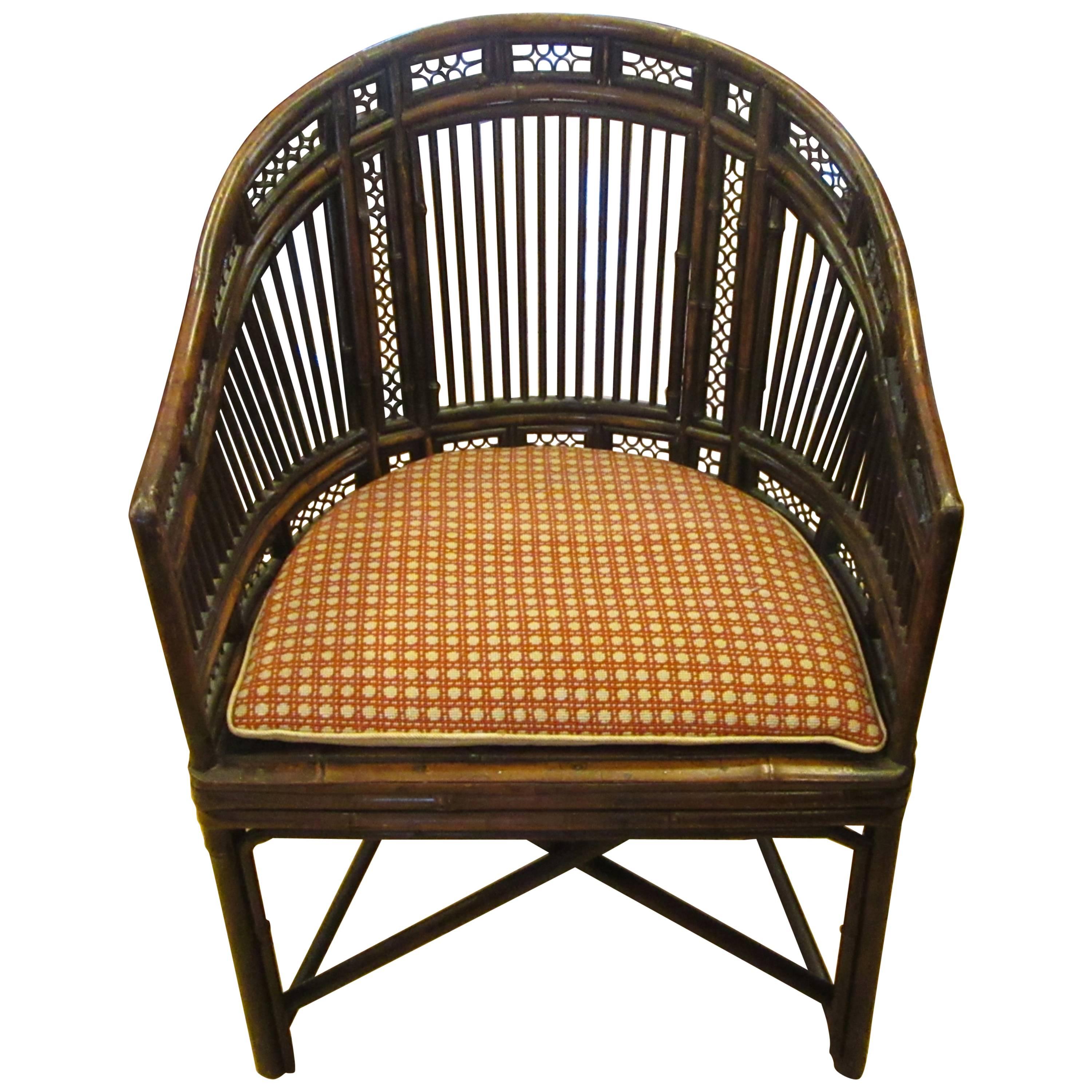 Early 19th Century "Brighton Pavilion" Style Bamboo Armchair