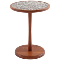 Jane & Gordon Martz Walnut and Tile Side Table