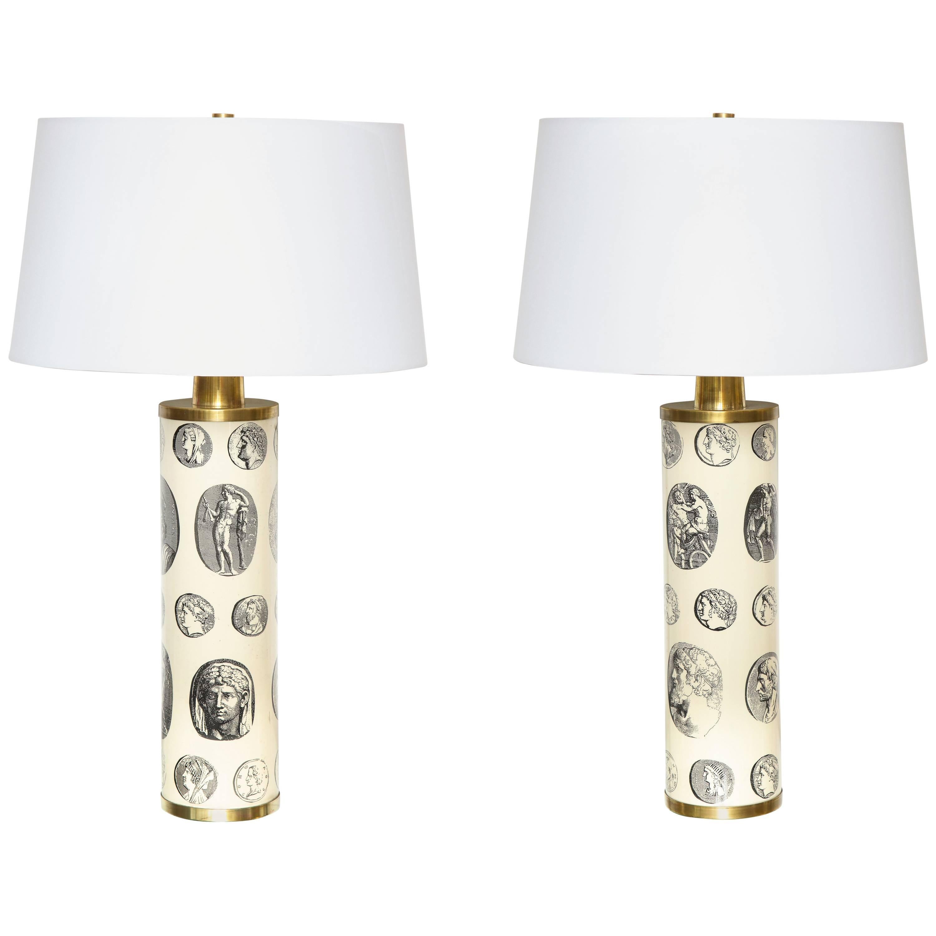 Fornasetti 'Cameo' Lamps