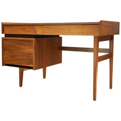 Vintage Midcentury Walnut Desk by Milo Baughman for Dillingham