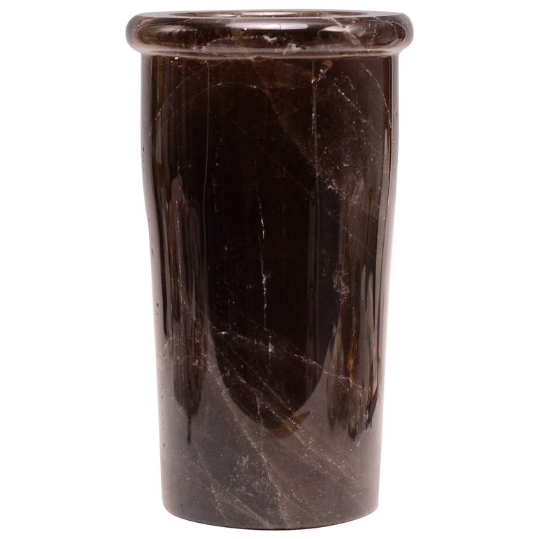 Fine Carved Dark Rock Crystal Vase For Sale At 1stdibs