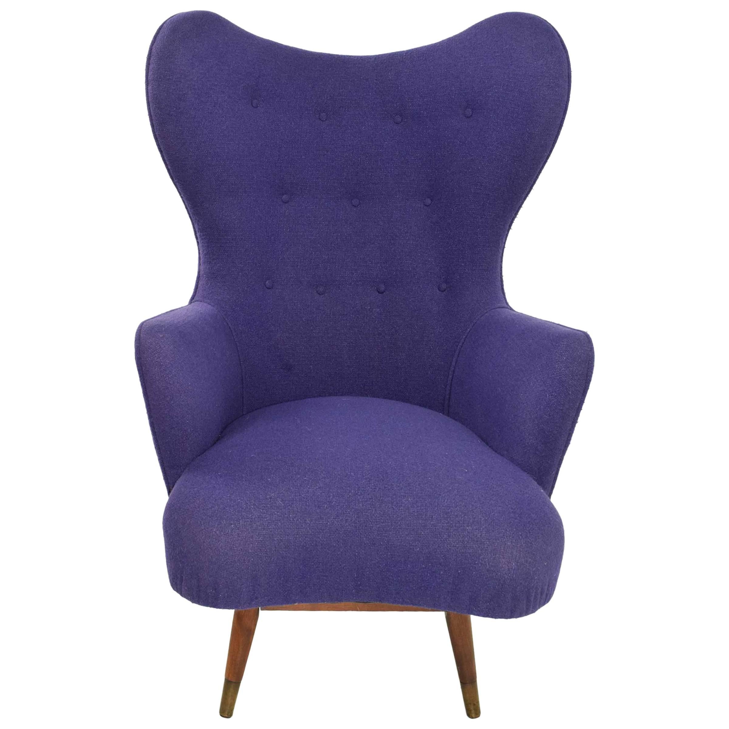 Square Wool Boucle Swivel Chairs For Sale at 1stdibs