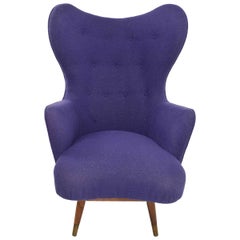 Retro Danish Swivel Lounge Chair