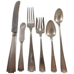 Etruscan by Gorham Sterling Silver Dinner Flatware Set for 12 Service 78 Pieces