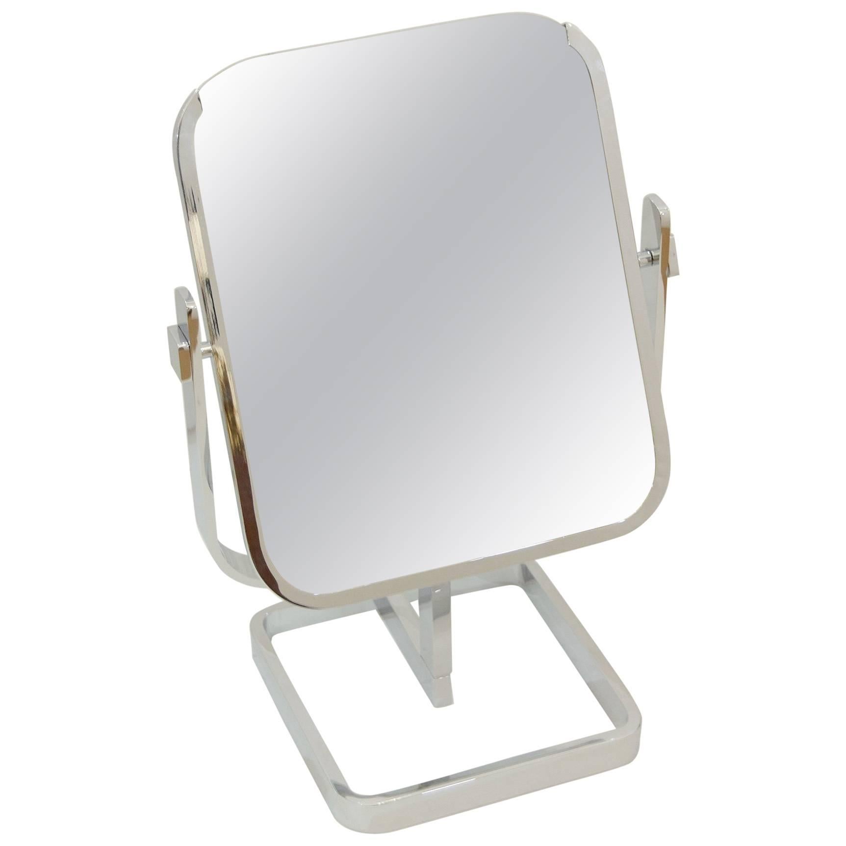 Double-Sided Chrome Vanity Mirror