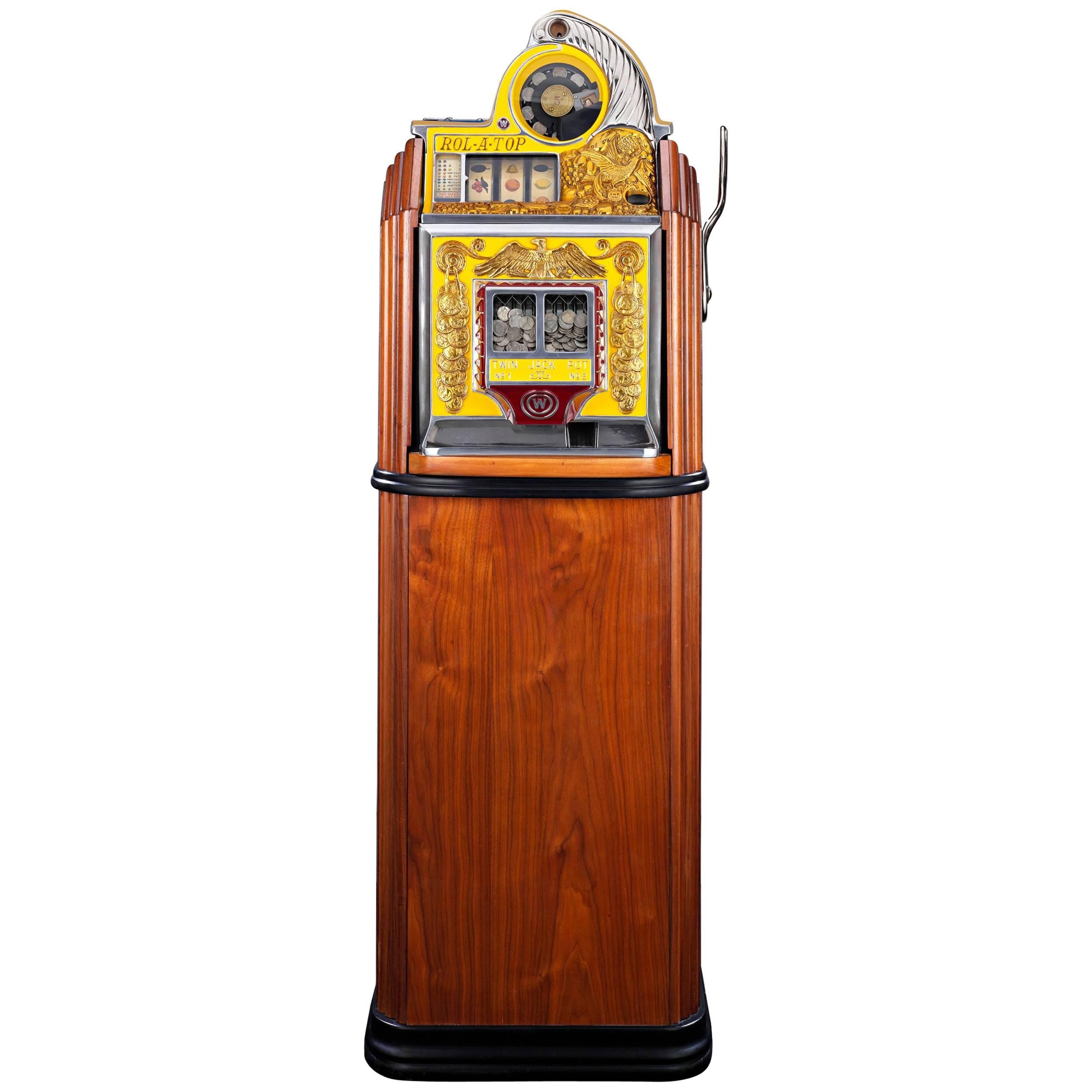 Watling's Bird of Paradise Rol-A-Top Slot Machine