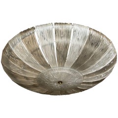 Monumental Barovier & Toso Textured Two-Tone Fixture