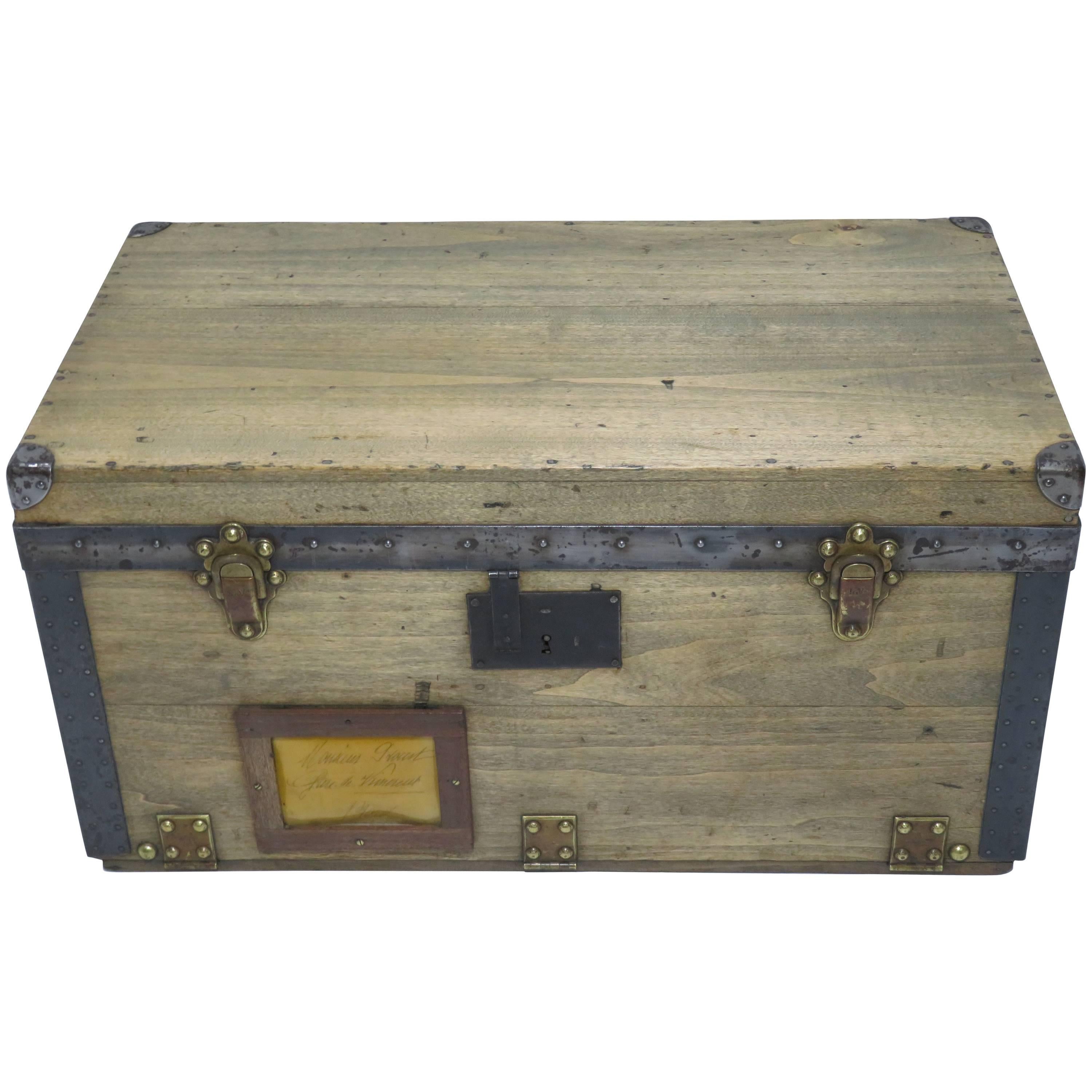 1900s Louis Vuitton Wooden Tool Box