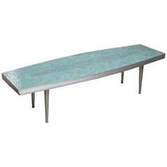 Fun Surfboard Style Tile Coffee Table, 1960s, USA 9
