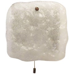 J.T. Kalmar "Stein" Foam Glass Sconce, Wall Light