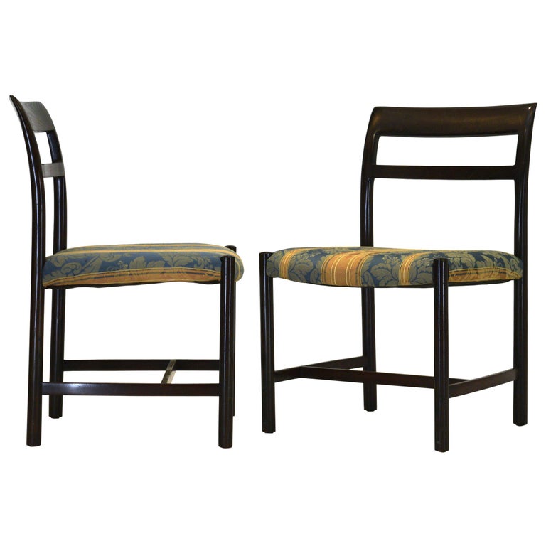 Pair of Large Chairs by Roger Sprunger for Dunbar For Sale
