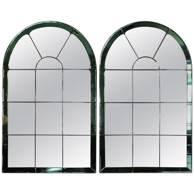 Pair of 1970s Venetian Style Mirrors