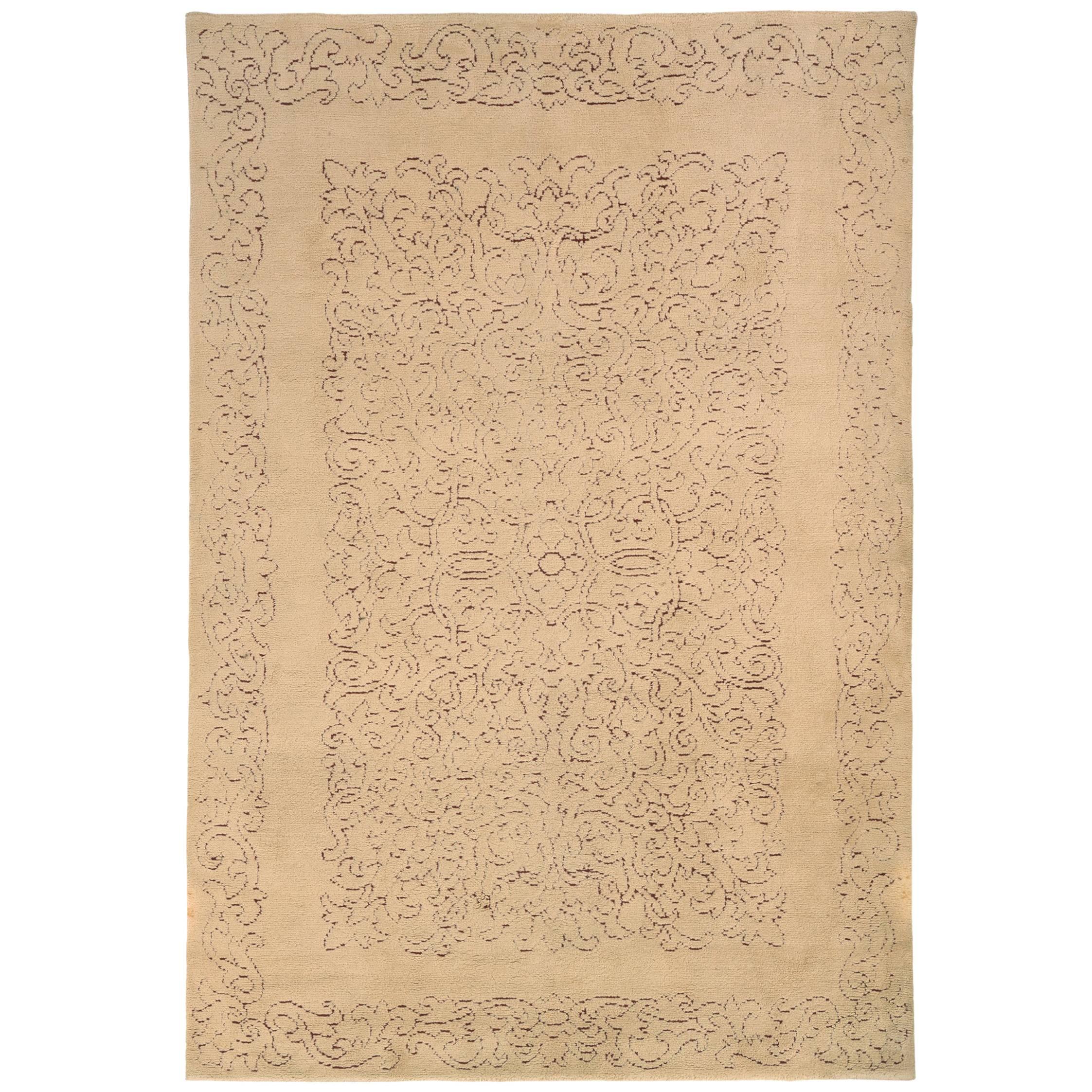 Savonnerie Carpet, 1940 For Sale