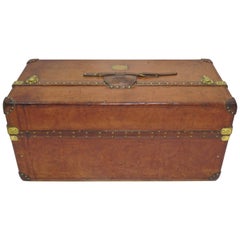 Malle idéale Louis Vuitton des années 1910 en cuir de vachette « Made Ideale »