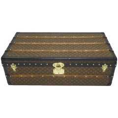 Antique Louis Vuitton Monogram Macassar Cabin Trunk