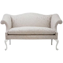 Antique Camelback Loveseat