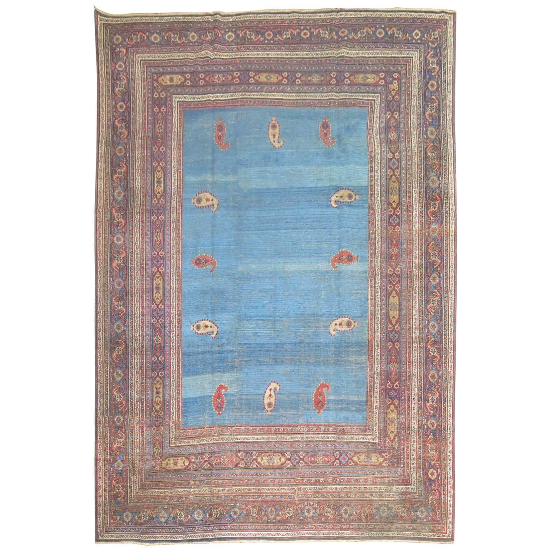 Antique Persian Doroksh Carpet For Sale