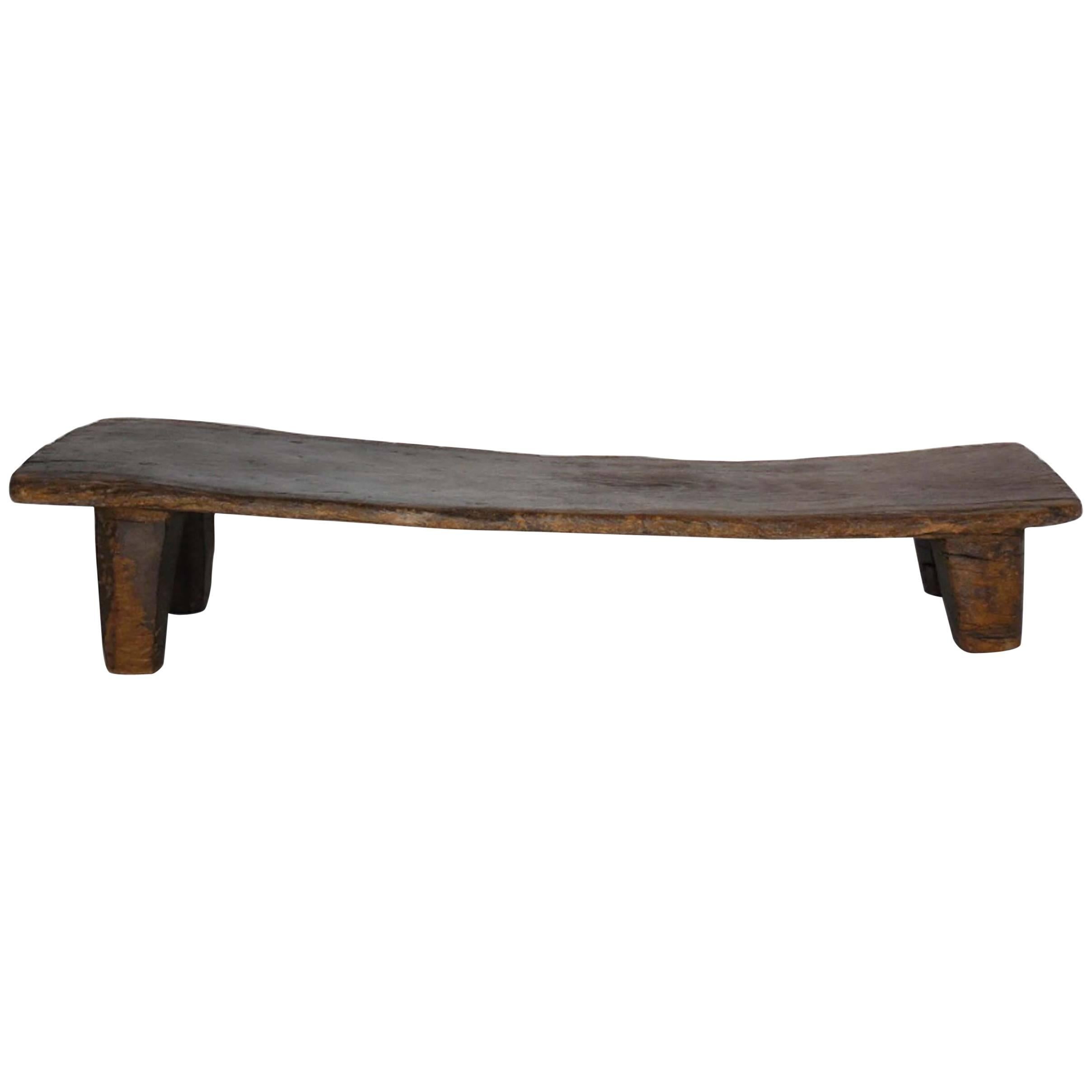 Antique Carved Nupe Bed/Coffee Table/Bench