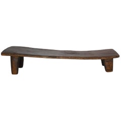 Antique Carved Nupe Bed/Coffee Table/Bench