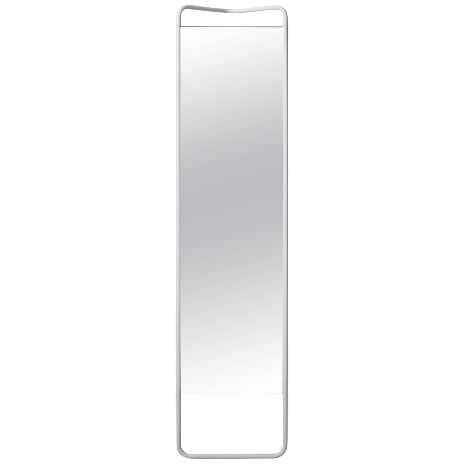 Kaschkasch Floor Mirror by Kaschkasch Cologne, White Frame For Sale