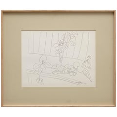 Lithograph after Original Matisse Drawing, 1942
