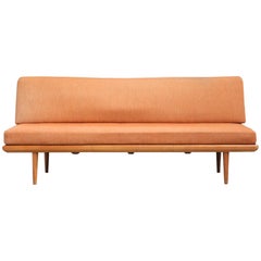 Daybed by Peter Hvidt, Orange Sofa Design, 1960s