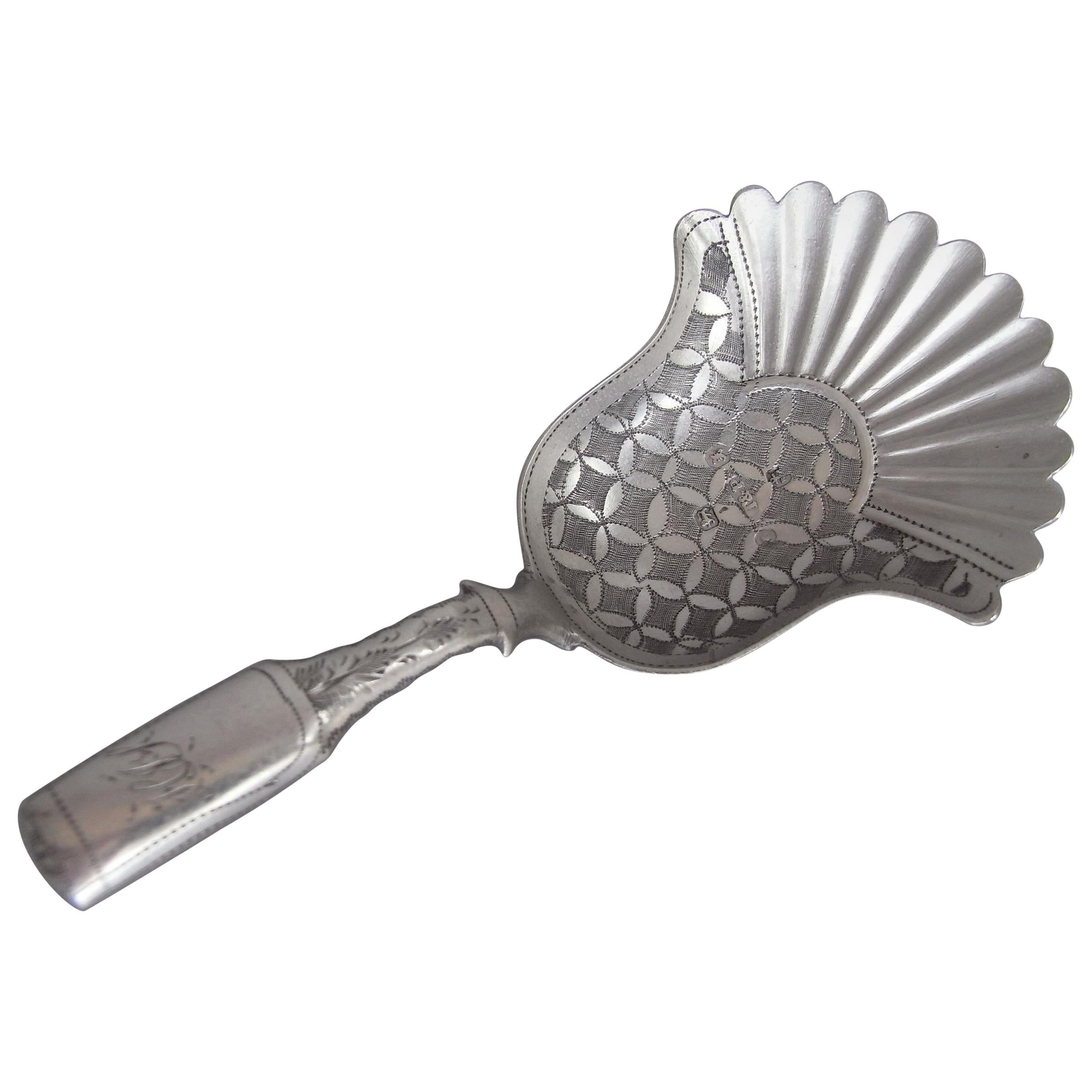 Very Rare "Thistle" Vinaigrette Made in Birmingham in 1846 by Taylor 
Perry