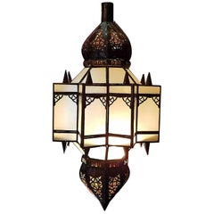 Moroccan Glass Lantern, Makki Style