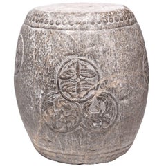 Chinese Charm Stone Drum