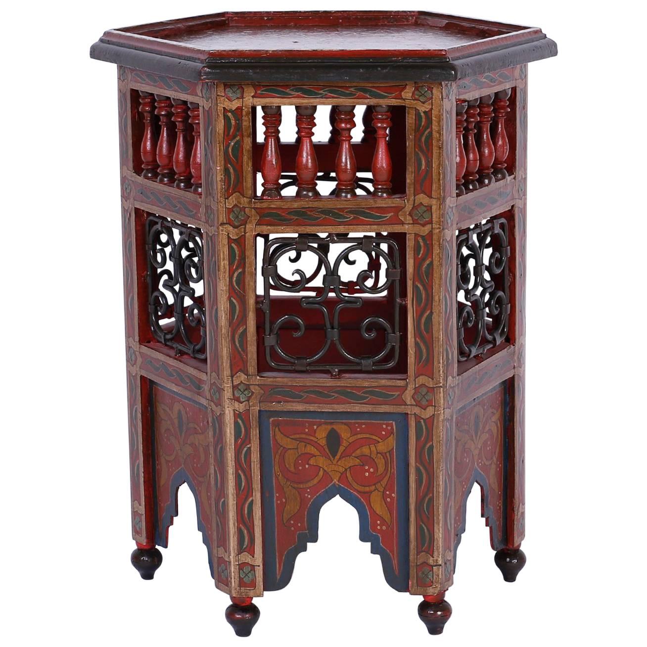 Exotic Moroccan Drink Stand or Side Table