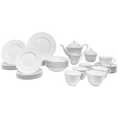 Retro Spode Mansard Pattern Bone China, 49-Piece