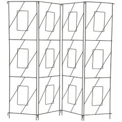 Frederic/Frederick Weinberg Four-Panel Iron Screen