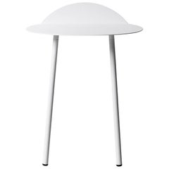Low, Yeh Wall Table by Kenyon Yeh, in White Steel