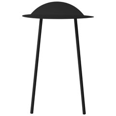 Tall, Yeh Wall Table by Kenyon Yeh, in Black Steel