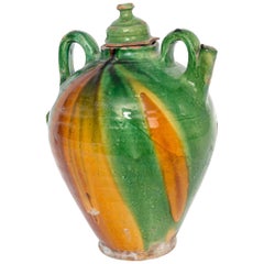 Antique Very Large French Crockery Jar